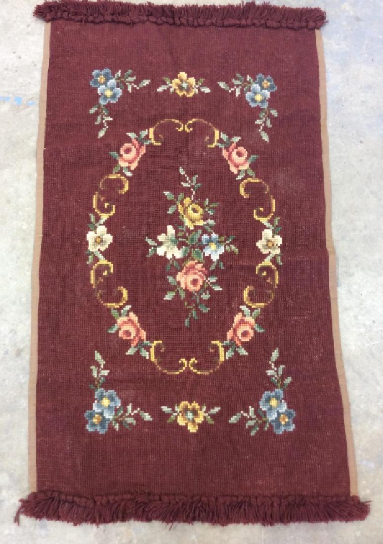 Vintage Handcrafted Floral Tapestry Runner (1 of 6)