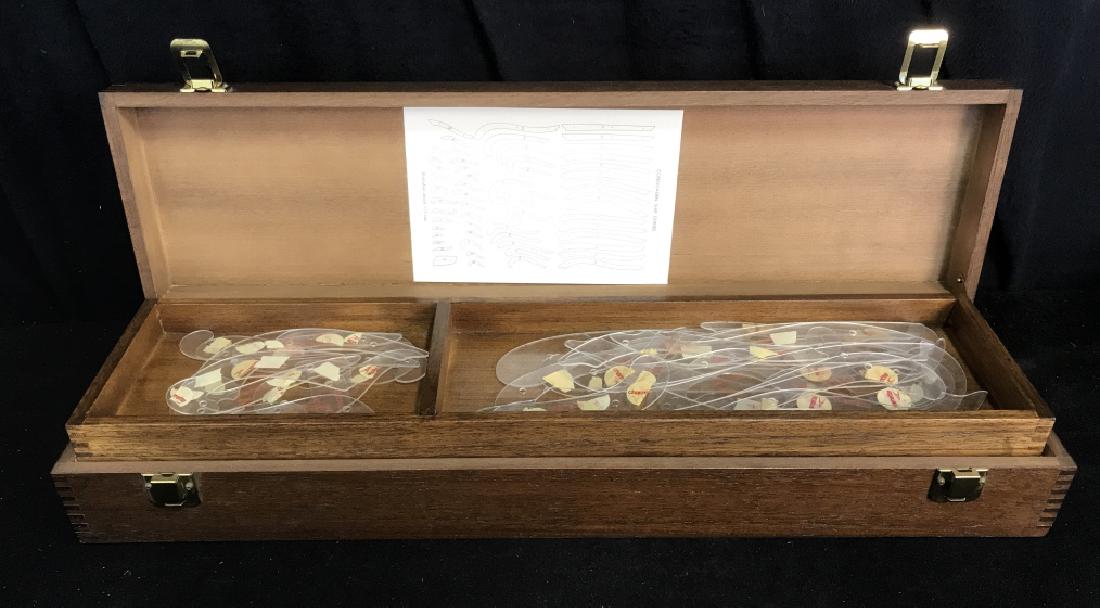 Wooden Box W Copenhagen Ship Curves Drafting Tools (1 of 11)