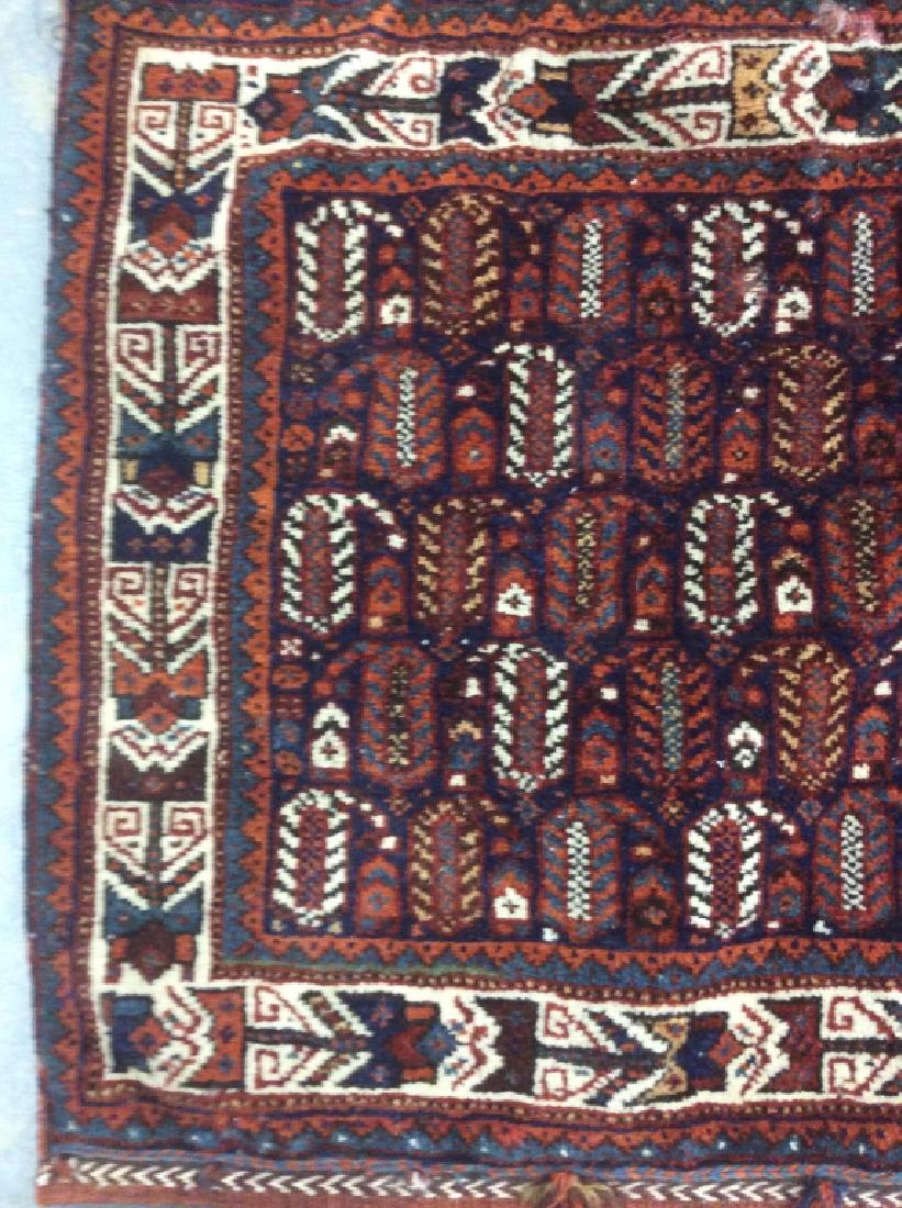 Hand Woven Wool Carpet Camel Bag: Overlay for back of camel with carpet look, carry bag inserts, camel back cover, camel bag, oriental style measures app 53 by 29 inches