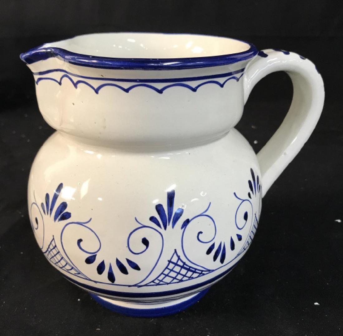 Italian Faince Ceramic Pitcher (1 of 9)