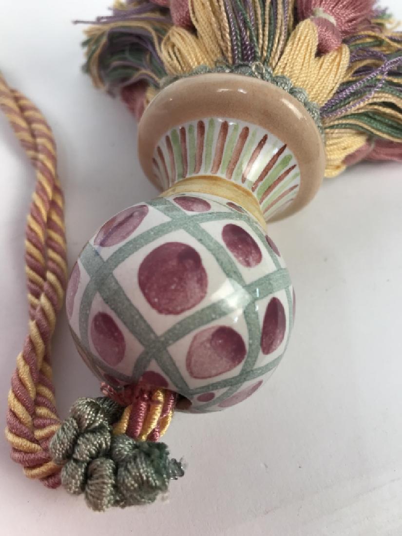 Mackenzie Childs Ceramic Tassle (1 of 6)