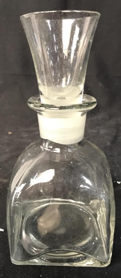 Glass Decanter W Shot Glass Stopper (1 of 8)