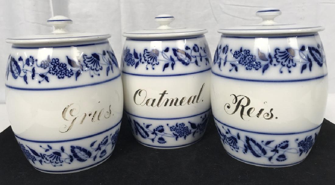 Group of 3 German Ceramic Dry Foods Containers (1 of 16)
