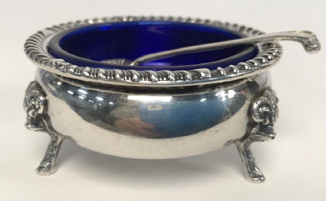 Frank M Whiting Sterling Salt Dish w Spoon (1 of 10)