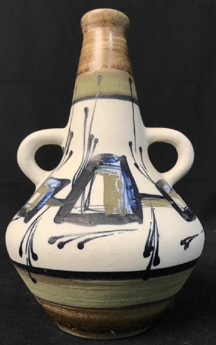 Hand Painted Ceramic Porcelain Vessel From Israel (1 of 8)