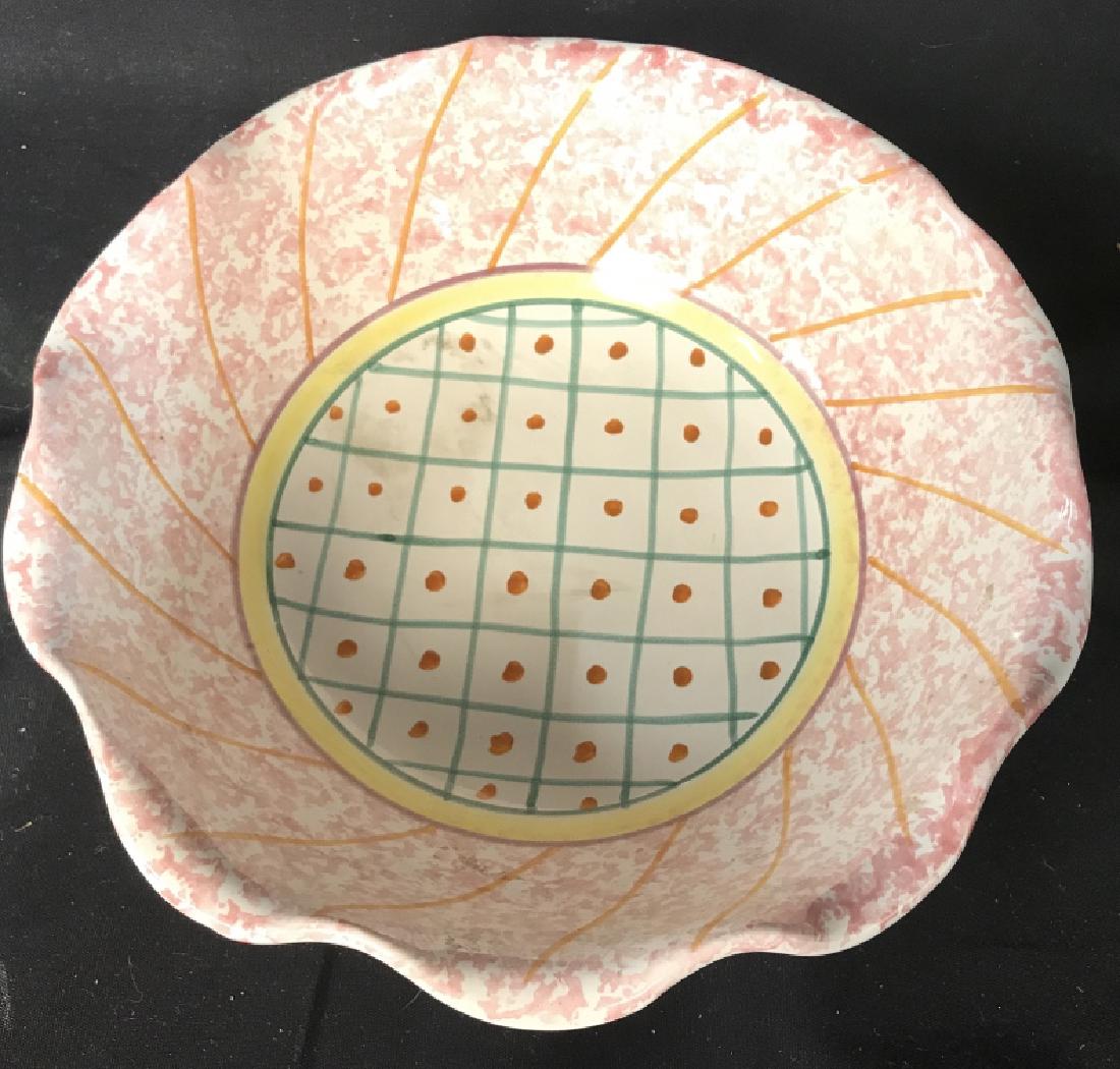 Signed Poss Hand Painted Porcelain Bowl (1 of 5)