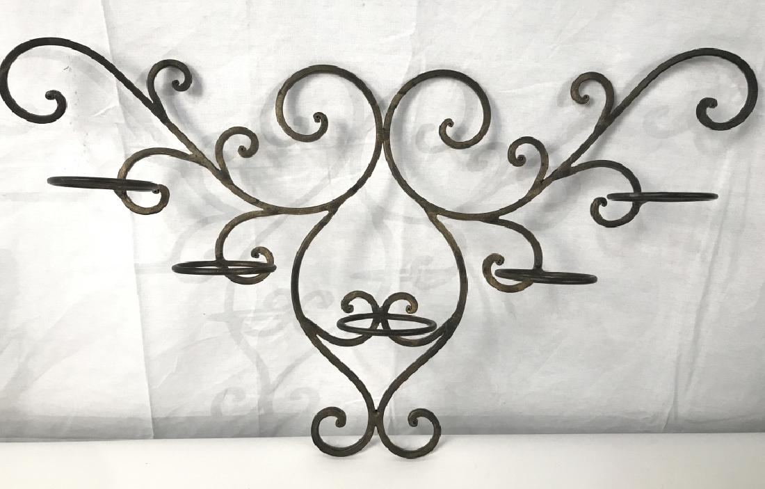 Metal Candle Holder Wall Sconce (1 of 5)