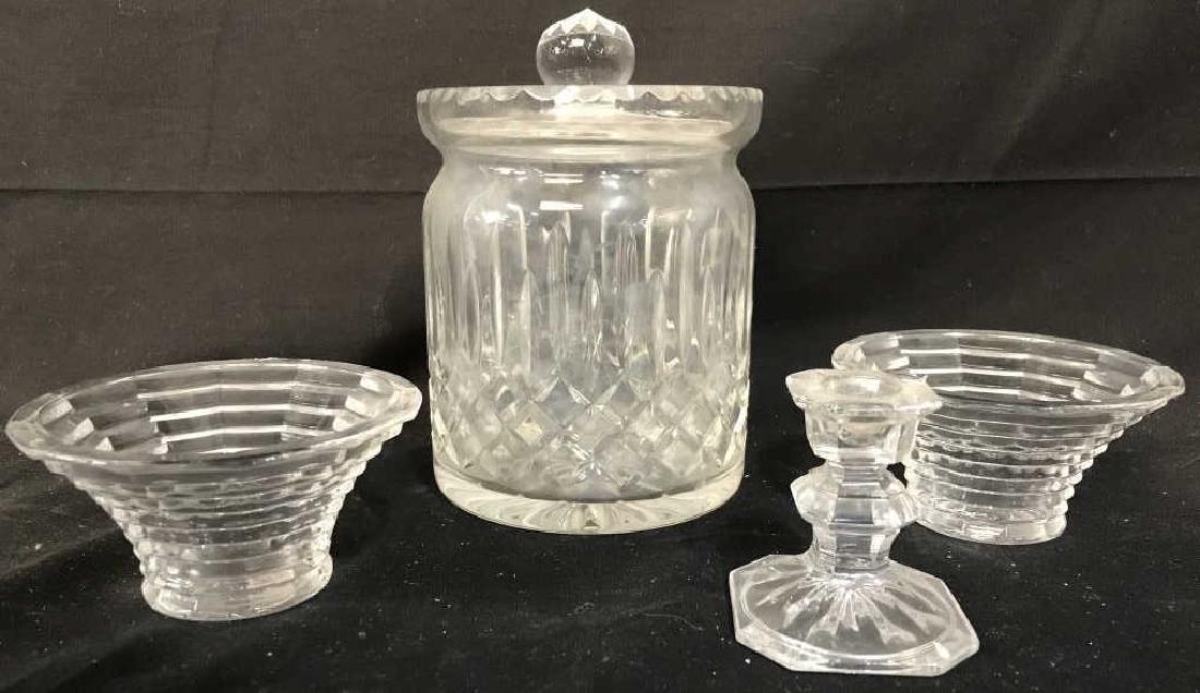 Lot 4 Assorted Cut Crystal Lot (1 of 8)