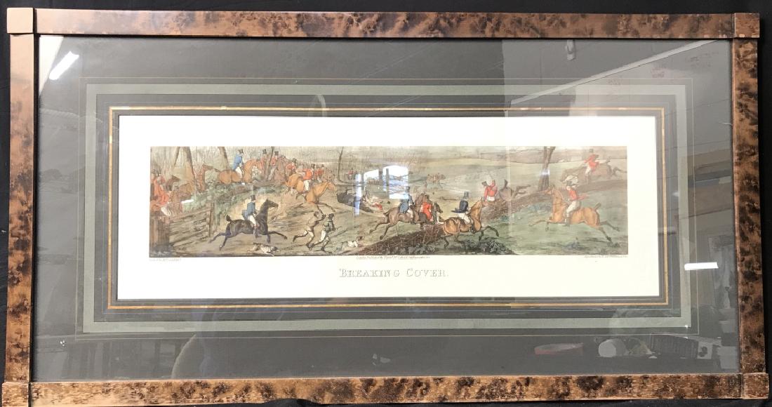 HY ALKEN BREAKING COVER Framed Artwork (1 of 9)