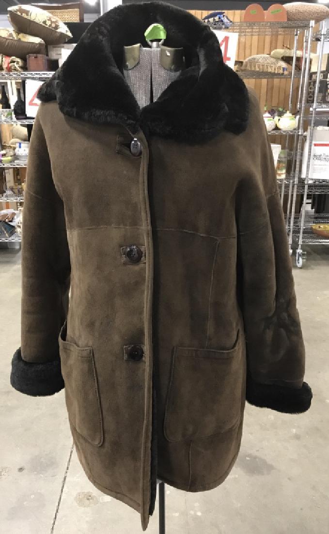 Vintage Sheepskin Coat, Searle (1 of 7)