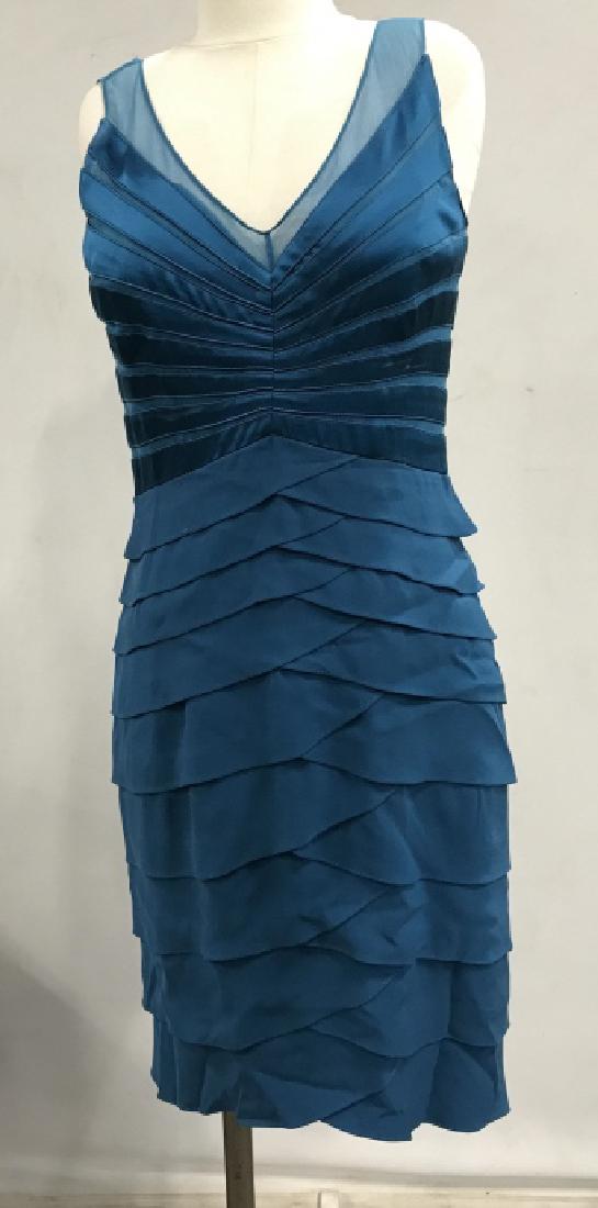 Chetta B Turquoise Ladies Sleeveless Dress (1 of 7)