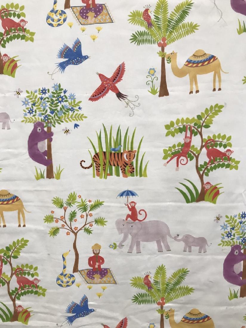 Pair Of Nursery Roman Blind Lined Curtains (1 of 12)