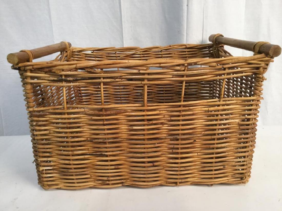 Double Handle Wicker Storage Box (1 of 8)