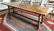 Antique English Oak Folding Top Dining Table