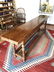 Antique English Oak Folding Top Dining Table - 8