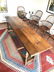 Antique English Oak Folding Top Dining Table - 9