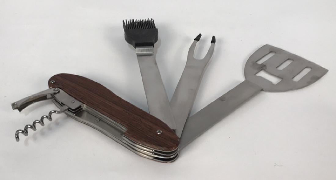 Protocol MULTI Purpose Cooking Set: Protocol MULTI Purpose Barbeque/Cooking Set, all in one tool includes spatula, bottle opener, fork, corkscrew, saucer brush, new condition, Cooking, Barbeque ware, Kitchenware, Protocol Kitchenware, c