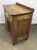 Poss Antique Oak Side Table Cabinet - 4