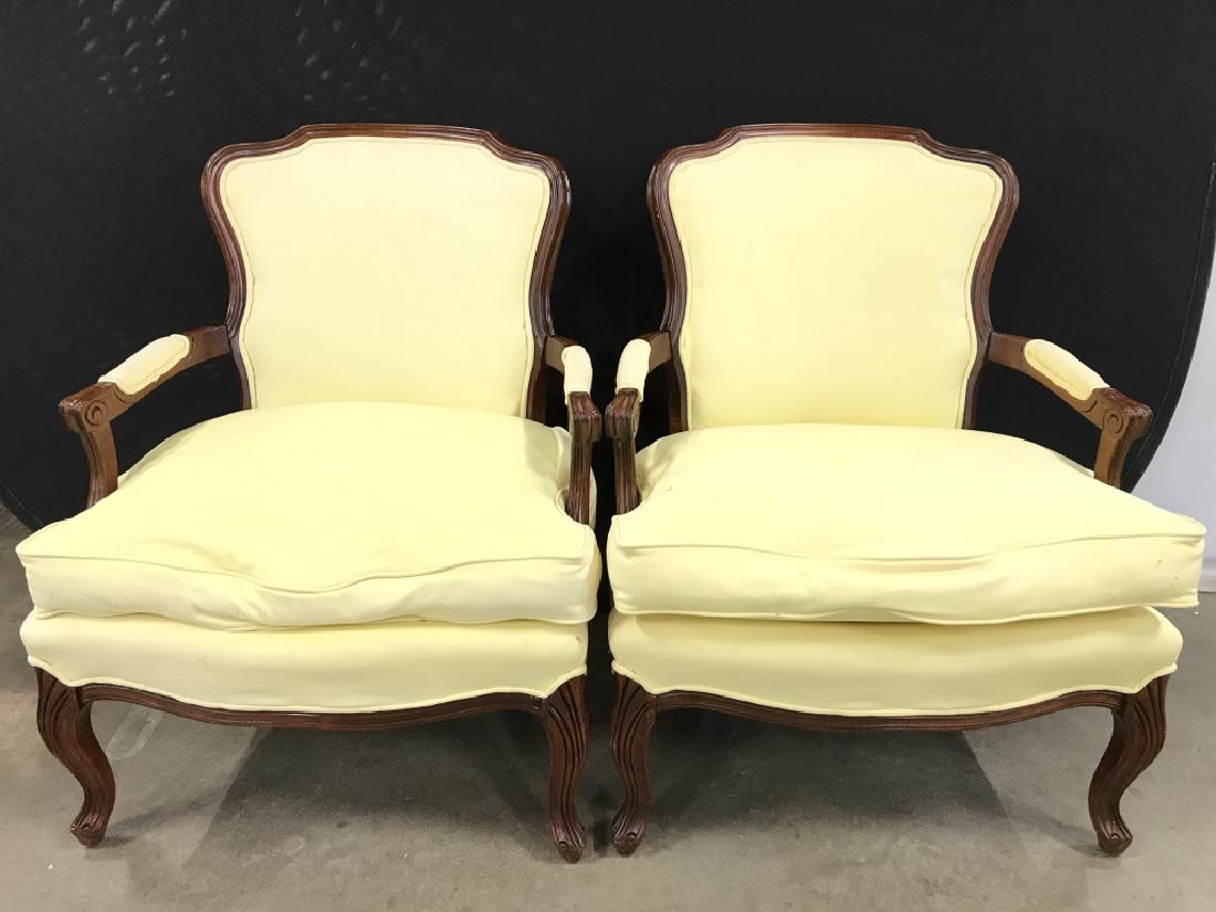 Pair Fairfield Chair Company Armchairs