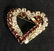 Red and White Double Heart Rhinestone Pin - 4