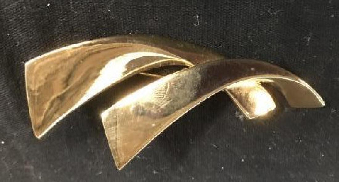 Gold Toned C 1970’s Brooch: Pin, Estate jewelry,vintage jewelry,measures app 3 inches