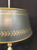 Art Nouveau Gilded Lamp w Metal Shade - 7