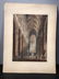 Set 6 Colored Lithographs Of Cathedral Drawings - 17