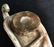 Set Vintage Cornucopia Style Candle Holders & Dish - 16