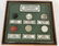 Pair Golfball and Club History Memorabilia Plaques