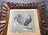 Rooster Print in Unique Carved Wood Frame - 2