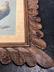 Rooster Print in Unique Carved Wood Frame - 7