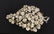 Signed Seed Pearl Rhinestone Brooch - 2