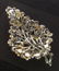 Signed Seed Pearl Rhinestone Brooch - 3