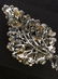 Signed Seed Pearl Rhinestone Brooch - 4
