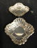 Pair FB RODGERS SILVER CO Sterling Condiment Dish - 7