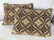 Pair Of Upholstered Pillows W Rolled Silk Welting - 4