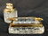 Lot 2 Vintage Cut Glass Lighter & Ash Tray - 2
