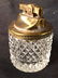 Lot 2 Vintage Cut Glass Lighter & Ash Tray - 5