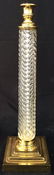 Grand Art Glass Candlestick