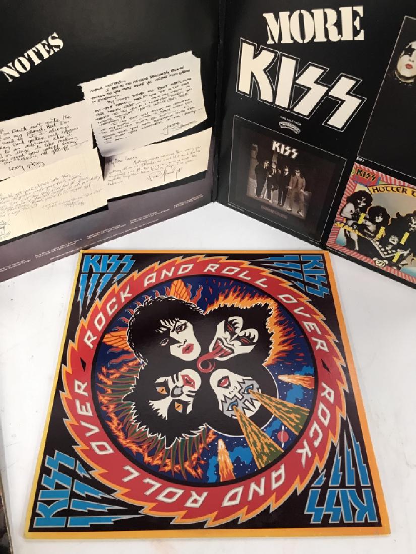 Lot 15 Vintage Rock Records KISS AEROSMITH & More: Lot 15 Vintage 1970’s Rock Reccords Led Zeppelin, KISS, AEROSMITH, Meat Loaf, Fleetwood Mac, Foreigner, Billy Joel, Pat Benatar and more, all in used condition, not tested. Vintage Record Collection
