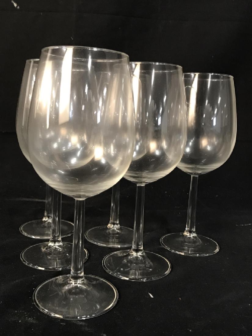Set of 6 Wine Goblets: Set of 6 Wine Goblets, in original box, 16 oz capacity, 8 in x 2 3/4 in, good condition, Bar Ware, a Sparkle-ware Brand, Kitchenware, Glassware, Goblets, Wine Glasses, 5