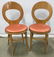 Set 4 Mid Century Modern Style Wood Dining Chairs