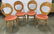 Set 4 Mid Century Modern Style Wood Dining Chairs - 2