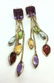 14 K Gold Earrings w SemiPrecious Gemstones - 2