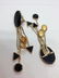 14 K ESA Gold Earrings w SemiPrecious Gemstones - 2