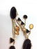 14 K ESA Gold Earrings w SemiPrecious Gemstones - 4