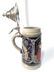 Vintage German Ceramic Beer Stein W Lid - 6