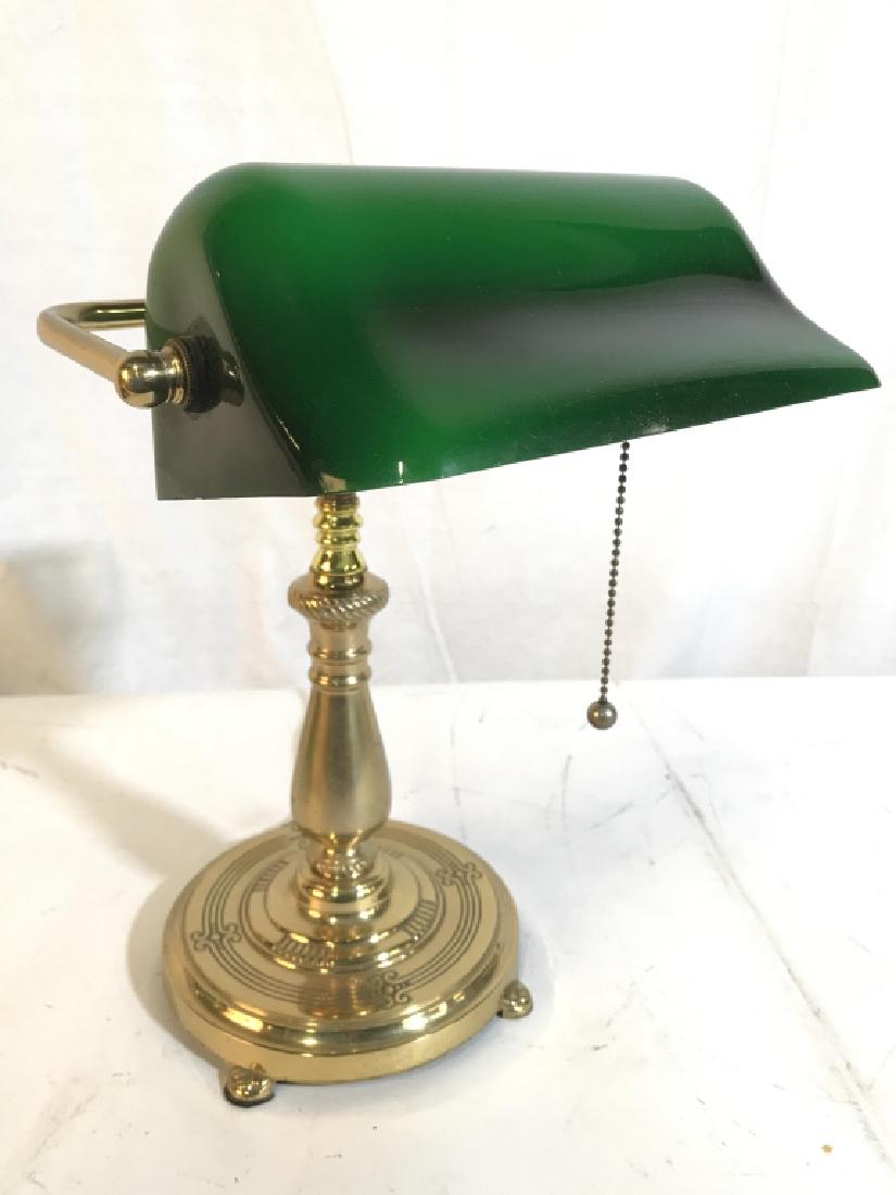 vintage bankers lamp