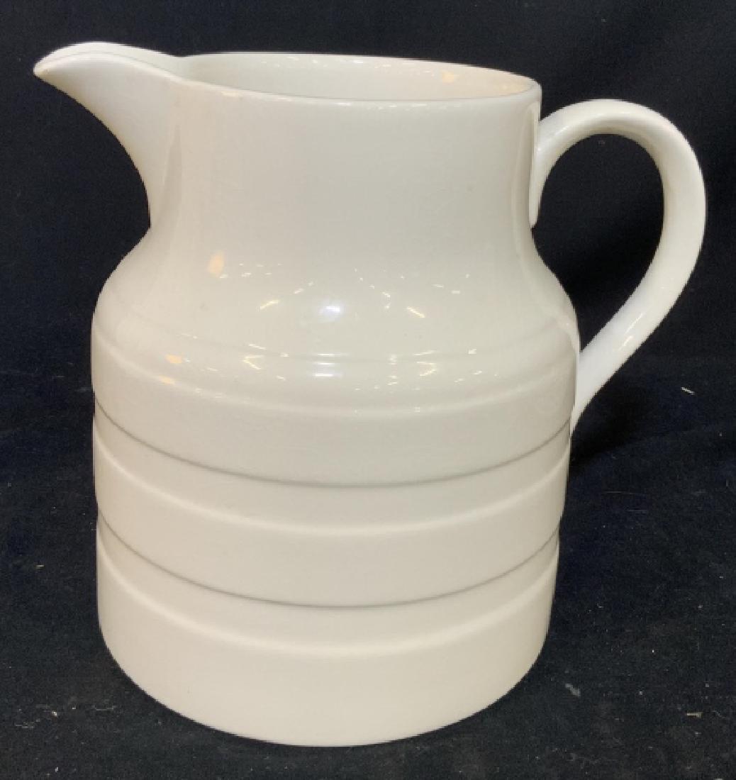 Lord Nelson English Pottery Pitcher Vessel: Ceramic, porcelain, pottery pitcher, jug, vessel, tableware, up cycle vase, measures app hit 9 inches spout to handle app 10 inches