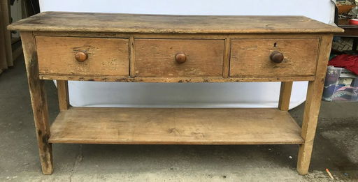 Possibly Antique Rustic Pine Console Table Aug 14 2019 The Antique Rustic Pine Console Table